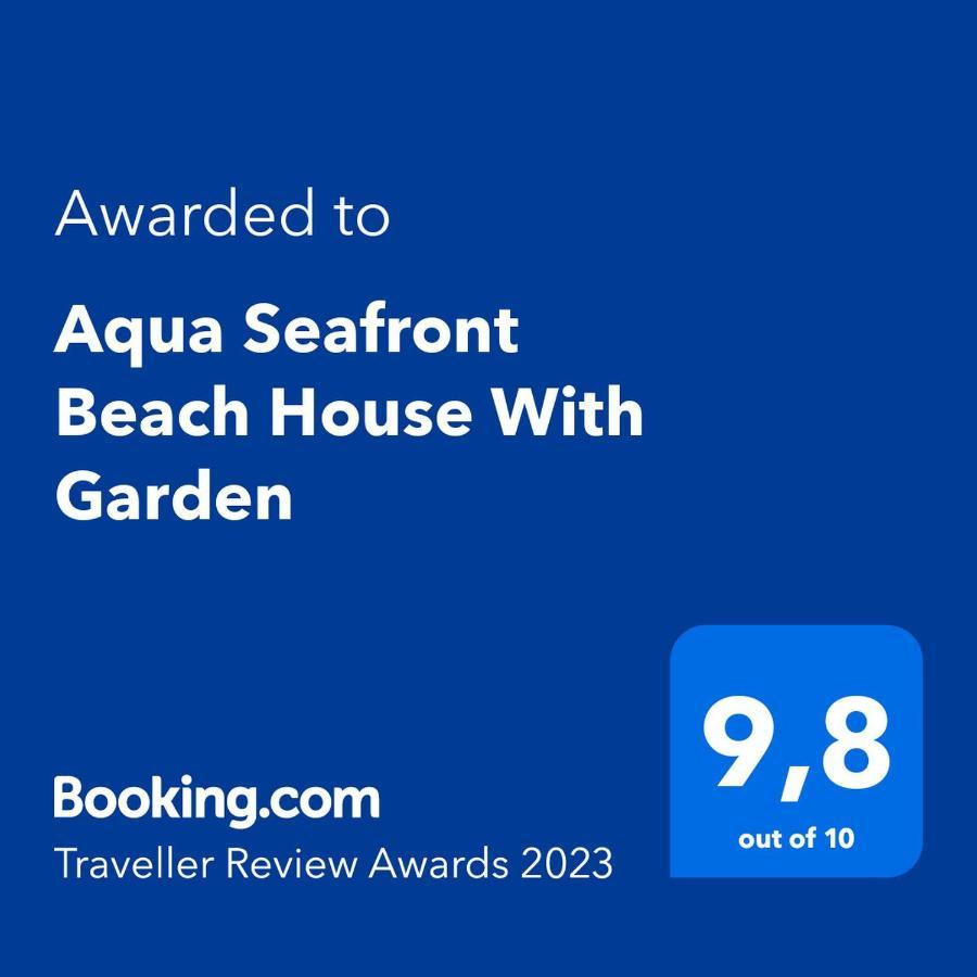 Aqua Seafront Glyfada Corfu Beach House With Garden Екстериор снимка