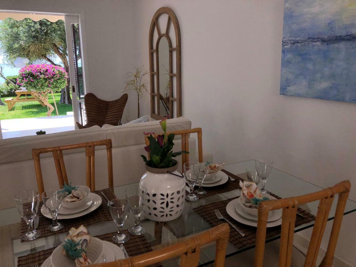 Aqua Seafront Glyfada Corfu Beach House With Garden Екстериор снимка