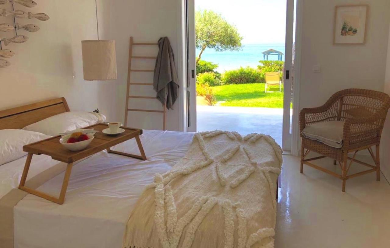 Aqua Seafront Glyfada Corfu Beach House With Garden Екстериор снимка